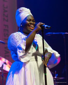 Den Haag, 12 oktober 2019. Daymé Arocena tijdens Mondriaan Jazz