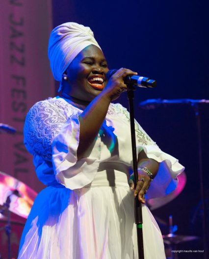 Den Haag, 12 oktober 2019. Daymé Arocena tijdens Mondriaan Jazz